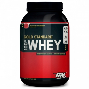картинка ON 100% Whey protein Gold 2lb. 908 гр. (Banana Cream)  от магазина